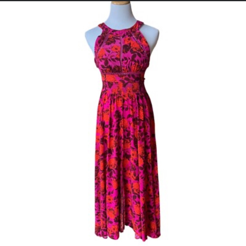 Abel the Label (Anthropologie) M Halter Maxi Dress